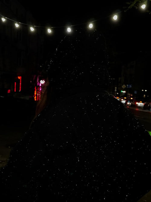 Rhinestone Puffer Jacket