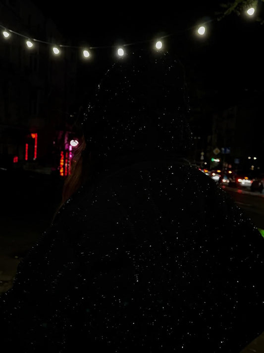 Rhinestone Puffer Jacket