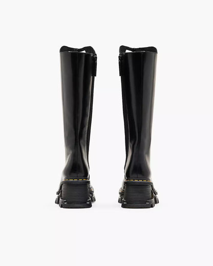 Leather Platform Boots